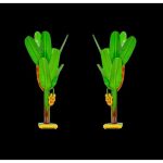 simonart and printing banana tree home decor 2 ft