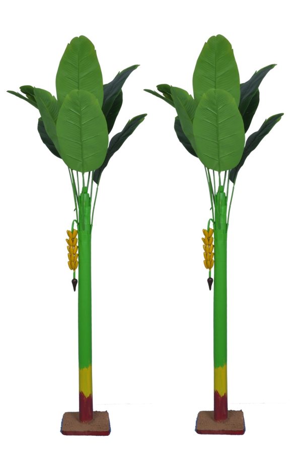 simonart and printing banana tree home and pooja decor 3 ft