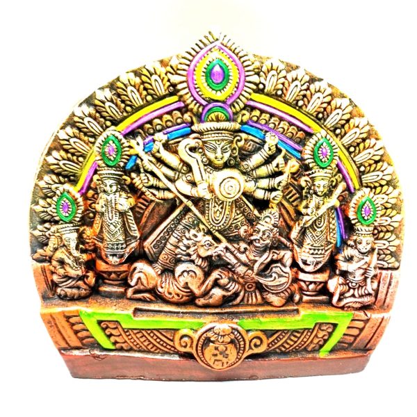 simonart and printing caly god durga maa idol 1ft