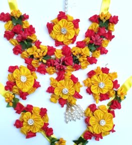 simonart and printing fabric jewellery set