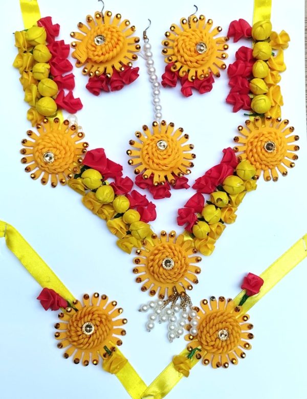 simonart and printing fabric jewellery set