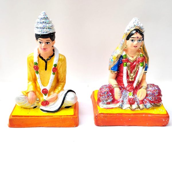 handicrafts bengali married couple 28 cm