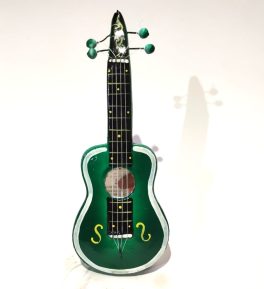 handicarfst clay guitar 18 cm home decor