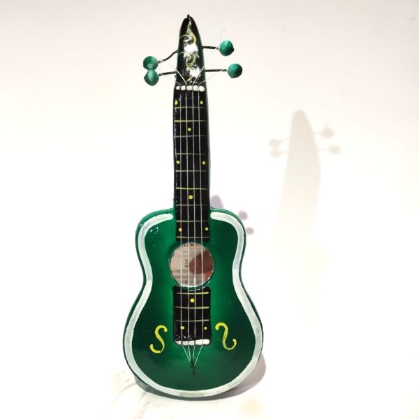handicarfst clay guitar 18 cm home decor