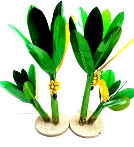 artificial banana tree handicrafts 1pair set