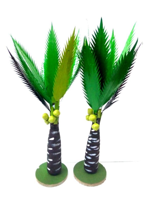 artificial coconut tree 1 ft wooden  decoration