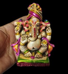 Ganesh Idoll clay/Ganesh Sculpture Idol/Kan Drishti Ganapathy/Vinayakar Stone Idols/Ganesh Ji/Vinayakar Peruman/Lord Ganesha/Pillayar