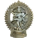 Brass Lord Shiva Natraj Idol clay  | Natraja Statue Handcrafted Sculpture owel Shape