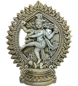 Brass Lord Shiva Natraj Idol clay  | Natraja Statue Handcrafted Sculpture owel Shape