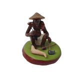 Seller Handmade Decorative Clay Figurine farmer 14 cm 10 cm 10 cm home decor